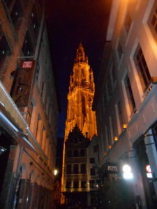 Beautiful architecture in downtown Antwerp